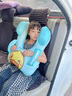 潮九玩五兒童車(chē)載車(chē)上睡覺(jué)抱枕后排睡覺(jué)神器卡通枕頭車(chē)枕汽車(chē)靠枕護頸 俏皮小黃鴨U型抱枕（冰絲款） 曬單實(shí)拍圖