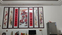 出寫中堂畫客廳掛畫七聯(lián)福祿壽農(nóng)村堂屋裝飾畫中式大氣鄉(xiāng)下自建房字畫 A款-福祿壽 中間80*40+6幅80*20cm 實木框 曬單實拍圖