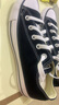 匡威（Converse）經(jīng)典帆布鞋男 AllSTAR 透氣休閑鞋子 黑色運動板鞋女 101001 36.5 曬單實拍圖