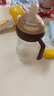 世喜吸管奶瓶1-3歲直飲杯嬰兒ppsu一12個(gè)月以上寶寶300ml帶重力球手柄 曬單實(shí)拍圖