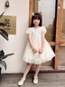 女童禮服輕奢小眾高端兒童生日鋼琴演出服洋氣花童婚禮走秀蓬蓬裙 6618香檳色+皇冠 120 曬單實拍圖