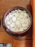 云子（yunzi）圍棋B型單面凸國寶新云子檀木色棋墩+檀木色楠竹罐云子圍棋套裝 曬單實(shí)拍圖