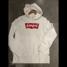 Levi's【特價(jià)來(lái)襲】李維斯女士春季時(shí)尚美式經(jīng)典潮流時(shí)尚寬松衛衣 白色 XS 曬單實(shí)拍圖