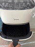 美的（Midea）空氣炸鍋AI烹飪不用翻面 家用全自動智能觸控 透明可視實用大容量 金屬腔體無異味5.3L MF-KZC5388 曬單實拍圖