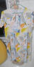 小蛙溪谷（XIAOWAXIGU）夏季中老年睡裙女士純棉薄款家居服媽媽睡衣老年人連衣裙老人長(zhǎng)裙 萬紫千紅 XL 140-165斤 曬單實(shí)拍圖