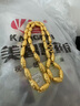 奢名紀金包銀男士項鏈大氣霸氣鏈實心橄欖素鏈百搭送老公禮物男人鏈真金 金5克8mm總重約80克全橄欖珠項鏈 曬單實拍圖