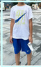 NIKE3BRAND 耐克童裝純棉【短袖T恤+短褲2件套】夏季兒童運(yùn)動套裝 曬單實(shí)拍圖