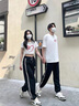 MDlila不一樣情侶裝t恤2025年新款夏季一長(zhǎng)一短袖衣服套裝團(tuán)體班服定制 愛心 黑色長(zhǎng)款+黑色短款 L 男+女M 曬單實(shí)拍圖