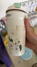 杯具熊（BEDDYBEAR）雙飲保溫杯女士高顏值咖啡杯帶吸管水杯學(xué)生杯子禮物500ml花間綠 曬單實(shí)拍圖