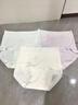 曲線主義大碼A類嬰兒棉10A抗菌內(nèi)褲女高腰加長(zhǎng)襠新疆棉透氣三角褲女 燕麥米+冰沙黃+杏子膚 3條 XL 【115-135斤】 曬單實(shí)拍圖