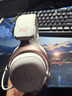iKF V11 Pro7.1四模游戲耳機藍牙無線頭戴式7.1環(huán)繞音效有線電競專用無畏契約fps聽聲辨位三角洲 粉白 曬單實拍圖