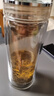 壹滴水玻璃杯大容量雙層耐熱水晶茶杯商務(wù)男女水杯辦公泡茶杯禮品 【雙層防燙 禮盒精裝】 460ml 曬單實拍圖