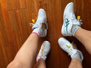 亞瑟士（ASICS） 男女士網(wǎng)球鞋Resolution RX系列緩震專業(yè)運(yùn)動(dòng)鞋 【女款】1042A279-103溫網(wǎng)白/綠 38 曬單實(shí)拍圖