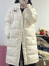 久潤北面久潤北面FW23北面長款羽絨服申敏兒冬季加厚過膝連帽外套男女同款 北面WF23白色 L 體重130斤-165斤 曬單實拍圖