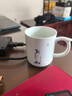 景德鎮(zhèn)陶瓷茶杯玲瓏高溫白瓷辦公室馬克杯帶把手高顏值喝水杯子生日禮物 漢唐盛世玲瓏水杯－太白問月 曬單實(shí)拍圖
