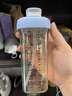 HEGEN海格恩吸管杯兒童水杯學(xué)飲杯奶瓶1-3-6歲直飲吸管嬰兒寶寶牛奶杯 【熱銷TOP】 330ml 吸管杯-莫蘭迪藍(lán) 曬單實拍圖