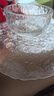 拜杰玻璃水果盤托盤輕奢客廳零食盤干果盤茶點(diǎn)心盤糖果盤 高腳錘紋 曬單實(shí)拍圖