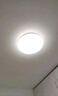 雷士（NVC） led燈飾陽臺(tái)燈浴室燈廁所燈廚房燈 led吸頂燈具 臥室燈過道走廊 白玉18瓦 正白光 Φ325*70MM 曬單實(shí)拍圖