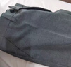 羅蒙（ROMON）休閑褲男秋季商務(wù)高級感垂感九分西裝褲男士修身小腳彈力褲子男厚 23002深灰色(九分褲) 32 曬單實拍圖