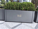不銹鋼花箱定制戶(hù)外圍欄花壇售樓處商業(yè)廣場(chǎng)市政道路花槽可移動(dòng) 不銹鋼60*50*70灰色 曬單實(shí)拍圖