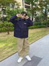 Levi's【小軟殼】李維斯兒童男童防水風(fēng)衣2025秋裝童裝防風(fēng)外套女 深寶藍色 130 /64 【建議身高116-122cm】 曬單實(shí)拍圖