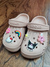 卡駱馳（CROCS）貝雅兒童洞洞鞋男女童戶(hù)外包頭沙灘鞋拖鞋/207013/207012 礦石粉-6TY 30 (180mm) 曬單實(shí)拍圖