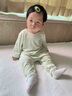 棉奇熊寶寶睡袍兒童莫代爾睡衣男女孩護(hù)肚防踢兩穿式空調(diào)服嬰兒連體睡裙 SP56【柔軟透氣 蘭精莫代爾】 100cm 曬單實(shí)拍圖