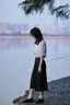桂岐白襯衫短袖女夏季2025年新款面試職業(yè)裝通勤襯衣高級感簡約上衣 白色 L （建議95-110斤） 曬單實拍圖
