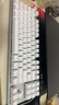 惠普（HP）GK200機械鍵盤有線辦公游戲鍵盤 20種背光燈效 87鍵電競鍵盤鼠標套裝電腦外設鍵鼠 皎月白【青軸】冰藍光 曬單實拍圖