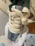 海瀾之家HLA男鞋拼接板鞋男透氣網(wǎng)布鞋子男潮流休閑鞋男 0363 藍色 41 曬單實拍圖