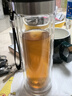 日本進(jìn)口泡茶杯子茶水分離玻璃杯雙層防燙耐高溫送長輩禮品茶杯子 【高硼硅加厚底】500ml 曬單實(shí)拍圖