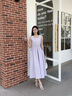 森馬（Semir）連衣裙女純色無(wú)袖長(zhǎng)裙休閑溫柔2025夏收腰背心裙優(yōu)雅107425114050 曬單實(shí)拍圖