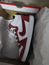 耐克（NIKE）官方休閑鞋女鞋 春季高幫透氣運(yùn)動(dòng)鞋簡(jiǎn)版空軍一號(hào)耐磨學(xué)生板鞋 芝加哥白紅/高幫 38.5 曬單實(shí)拍圖