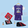 迪士尼寶寶（Disney Baby）童裝男童短袖套裝米奇球服運動(dòng)套裝舒適透氣24年夏新品 大紅 140 曬單實(shí)拍圖