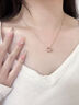 愛(ài)的約定【愛(ài)無(wú)止盡】輕奢靈動(dòng)莫比烏斯項(xiàng)鏈女2025新款七夕生日禮物送女友 玫瑰金色項(xiàng)鏈+禮盒 曬單實(shí)拍圖