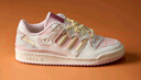 adidas FORUM LOW CL低幫休閑籃球板鞋情人節(jié)新款阿迪達(dá)斯三葉草 清澈粉/暖香草色/晶白     40 曬單實(shí)拍圖