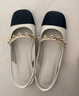 CHARLES&KEITH珠鏈絆帶飾低跟涼鞋瑪麗珍鞋女鞋子女CK1-70900382 CK1-70900382-2粉白色 35 曬單實(shí)拍圖