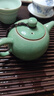 陶瓷功夫茶具茶壺大號青瓷帶球孔過(guò)濾泡茶壺單壺家用哥窯冰裂開(kāi)片靈青坊 哥窯梅子青 曬單實(shí)拍圖