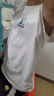 京東京造兒童t恤男5A抑菌新疆棉圓領(lǐng)衣服男裝打底衫印花 白色140 曬單實拍圖