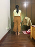 妍莉芬（yanlifen）夏裝搭配一整套女2025茶系穿搭梨形身材氣質(zhì)闊腿褲兩件套裝裙褲子 杏色上衣+褐色裙褲 M 【90-100斤】 曬單實(shí)拍圖