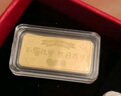 周六福黃金投資金條儲(chǔ)值收藏生日快樂金磚生日禮物A1212381約20g 曬單實(shí)拍圖