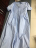 歌莉婭V領(lǐng)連衣裙女夏季2025新款歐若風穿搭清純漂亮裙子1E6C4K0Y0 11U天藍 S 曬單實拍圖