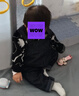 jnby by JNBY江南布衣嬰童純棉牛仔褲加長(cháng)背帶褲休閑秋男女童嬰兒YO8E10350 991/牛仔藏青 80cm 曬單實(shí)拍圖