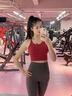 KEJIMITAO歐美性感運動(dòng)內衣女聚攏防震跑步健身文胸美背瑜伽背心普拉提吊帶白色S 曬單實(shí)拍圖