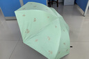 天堂 防紫外線晴雨傘三折 雨傘黑膠防曬太陽(yáng)傘遮陽(yáng)晴雨傘 鱷梨綠 曬單實(shí)拍圖