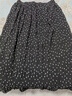 她池碎花半身裙2025春夏新款女裝復(fù)古松緊高腰A字中長裙 曬單實拍圖
