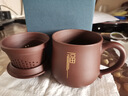 束氏正宗紫砂杯茶水分離杯泡茶杯帶蓋過濾杯老師長輩節(jié)日男生日禮物 曬單實(shí)拍圖
