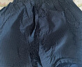無印良品（MUJI）男式 萊賽爾 前開口平角褲FAE43C4A 藏青色圖案 M  曬單實拍圖