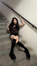CAMILA KSENIA厚底樂(lè)福鞋女款2025新款春夏女鞋小皮鞋單鞋松糕鞋子 啞光黑 37 曬單實(shí)拍圖