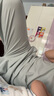 米度麗月子服夏季薄款孕婦哺乳睡衣短袖寬松產(chǎn)后喂奶衣家居服套裝 粉綠色-92091 L碼（建議100-140斤左右） 曬單實(shí)拍圖